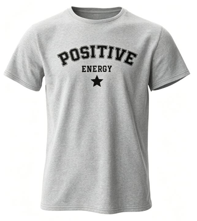 Summer Unisexs Pure Cotton Shortsleeved Positive Energy Tshirt Fashionable Urban Streetwear Creating A Stylish Summer Look