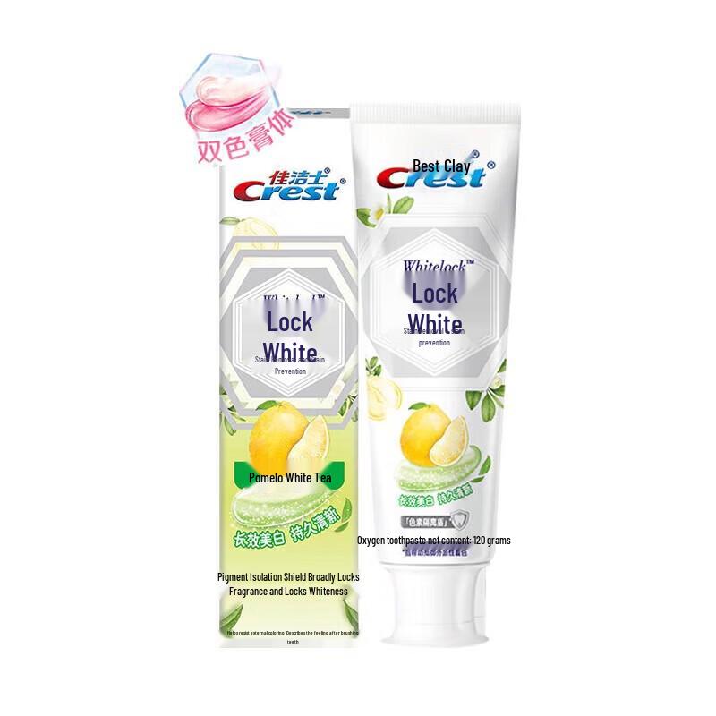 

Crest Dual-Color Lock White Toothpaste