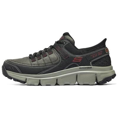 Slip-Ins Flash Technology Durable Breathable Low Top Outdoor Functional Shoes Men Shoes Black Green 237622-OLBK