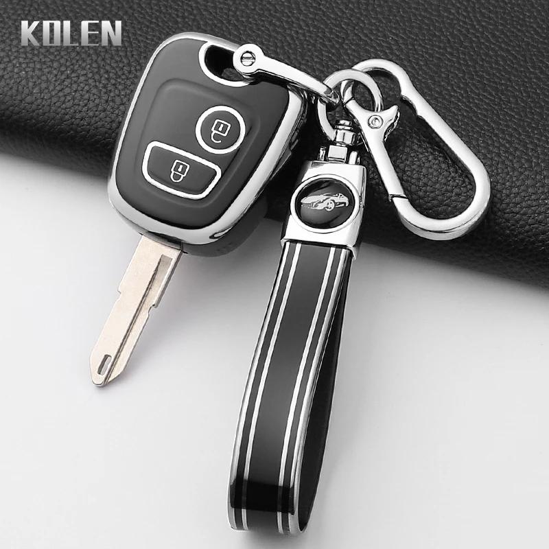 For Peugeot 107 206 207 307 For Citroen C1 C2 C3 C4 For Toyota Aygo Fashion Tpu Car Smart Key Case Cover Protected Keychain Fob