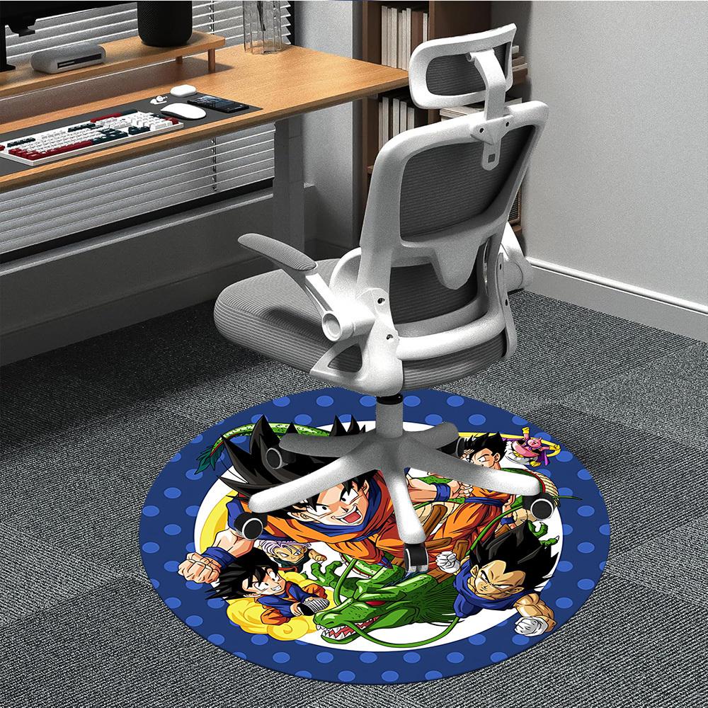 

1PC Z Office Round Rug, Non-slip, Soft and Durable Office Rug for Interior Decoration, Perfect for Office, Beautiful Decoration 80cm