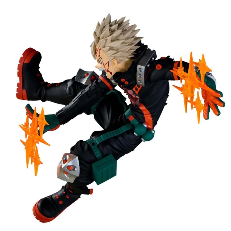High Quality 18cm My Hero Academia Anime Bakugou Katsuki MAXIMATIC Original Anime Figure Action Figures Model Figurine Collection