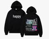 Kaulitz '89 Retro Gothic Cotton Hoodie – Unisex Oversized Sweatshirt for Women & Men