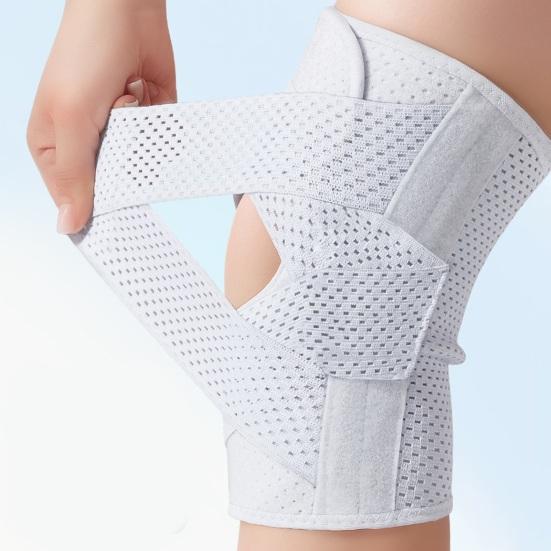 Open Patella Knee Brace with Side Stabilizer Pain Relief Meniscus Tear Compression Sleeve Men Women Running Injury Recovery Knee Support Wrap