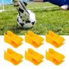 10 Pezzi Clip Fibbia Palo Bandiera Allenamento Calcio Esterno Connettore Palo Bandiera Scooter in Plastica