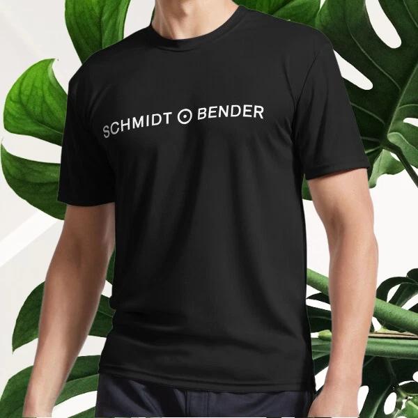 New Schmidt & Bender Riflescopes Logo Active Logo T-Shirt Funny Size S to 5XL S