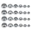 20 Stück/Los Edelstahlperlen Großes Loch Rund Lose Abstandshalterperlen Für Schmuckherstellung DIY Anhänger Armbänder Halsketten Zubehör