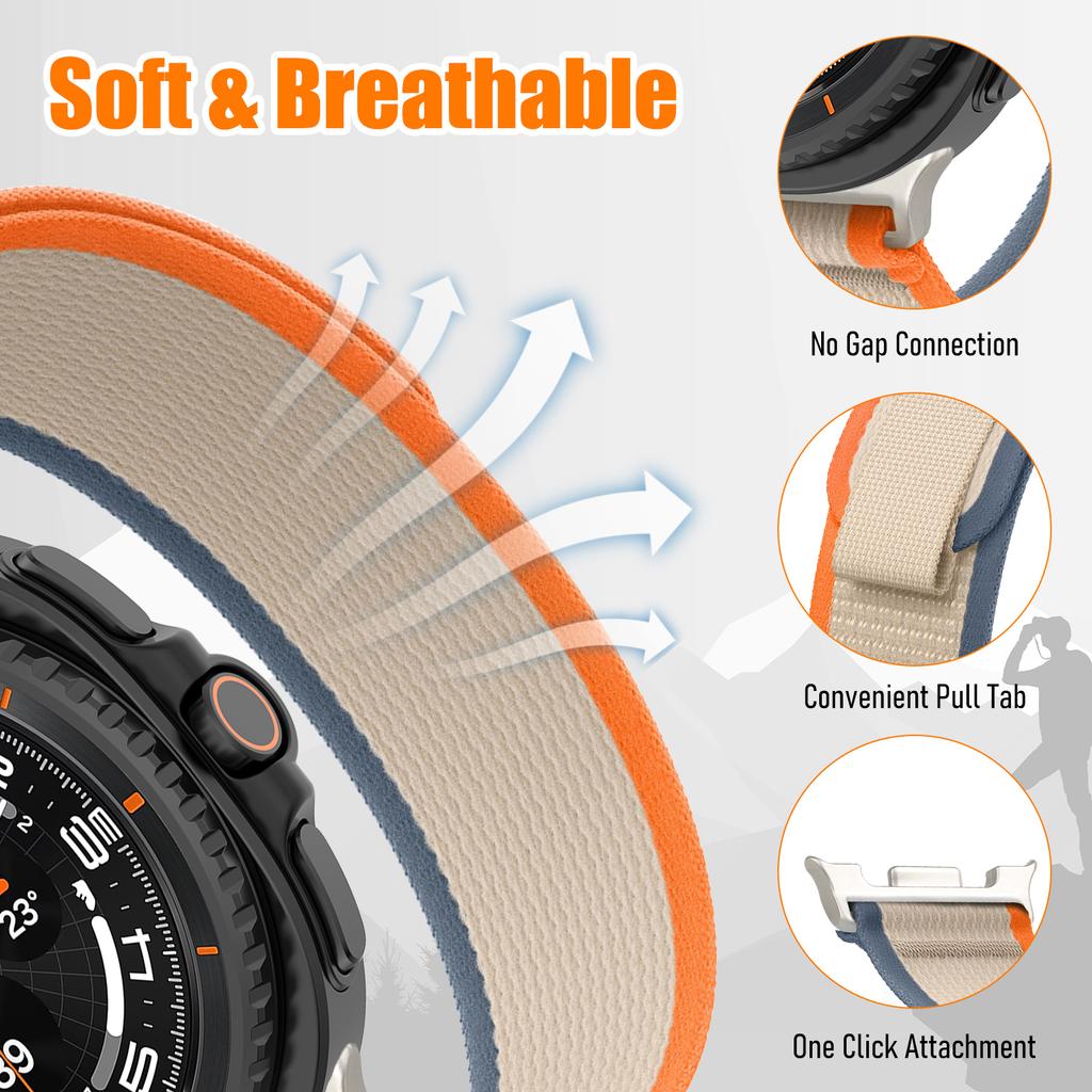 For Samsung Galaxy Watch 8 Strap 8 classic 46mm 44mm 40mm Accessories Sport Wristband Trail Bracelet correa Galaxy watch8 Band
