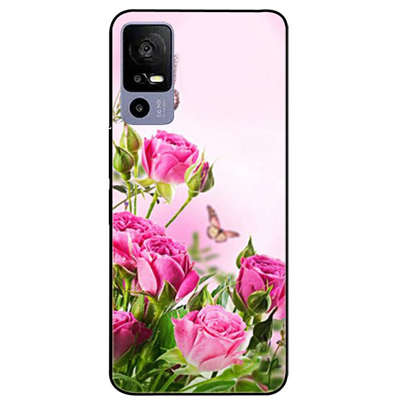 For TCL 40R 5G Case 6.6'' Silicone Soft Fashion TPU Phone Cover for TCL 40 R 5G Cases T771K T771A T771H Bumper Funda For TCL 40R