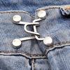 Jeans Fastening Buckle Alloy Adjustable Tighten Button for Loose Pants Jeans Waist Tightener Pin