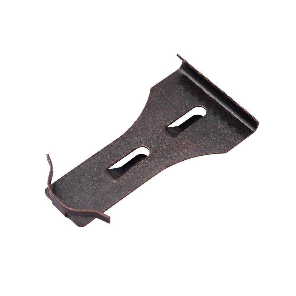 4pcs Sliding Design Brick Hanger Clip Metal Construction Brick Wall Hanger Outdoor Use