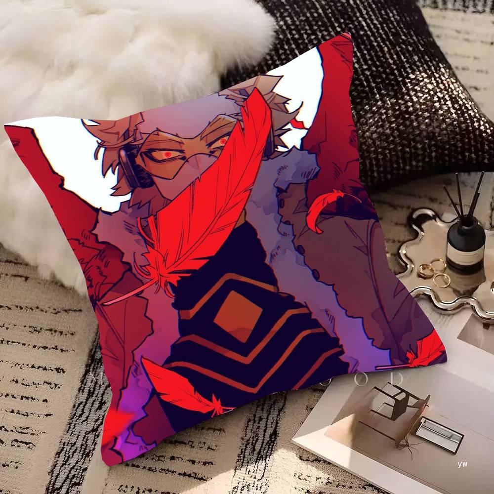 Anime My Hero A-Academia H-Hawks Pillow Case Fashion Square Pillowcase Bedroom Sofa Room Ins Decoration Leisure