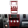 Car Accessories Carbon Fiber Central Control Decorative Panel Strip Sticker Fits Toyota Tundra 2007-2013