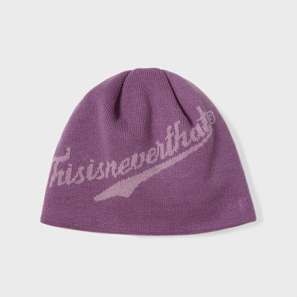 

Шапка-бини ThIs Is Never That с логотипом, без отворота, лавандовая F