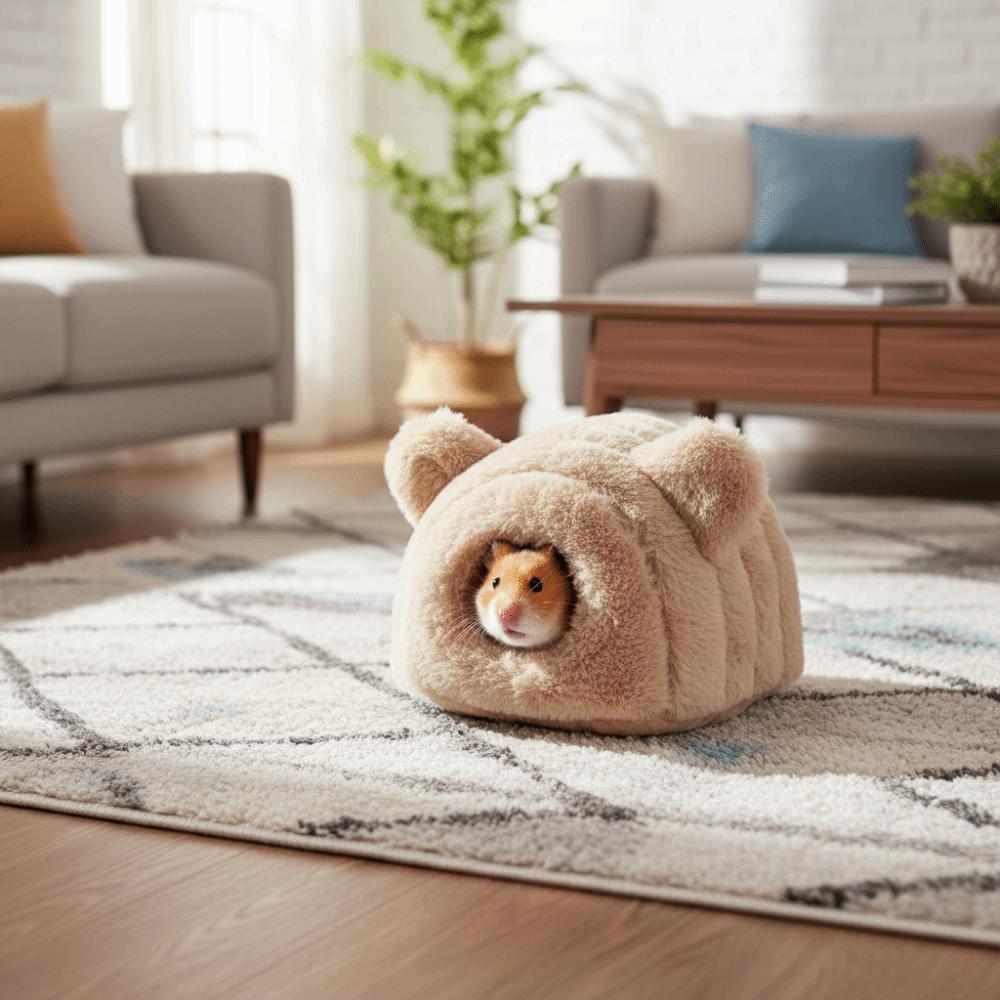 Thickened Pet Sleeping Nest Soft Hamster Hideout House Guinea Pig House for Hamster Sugar Glider