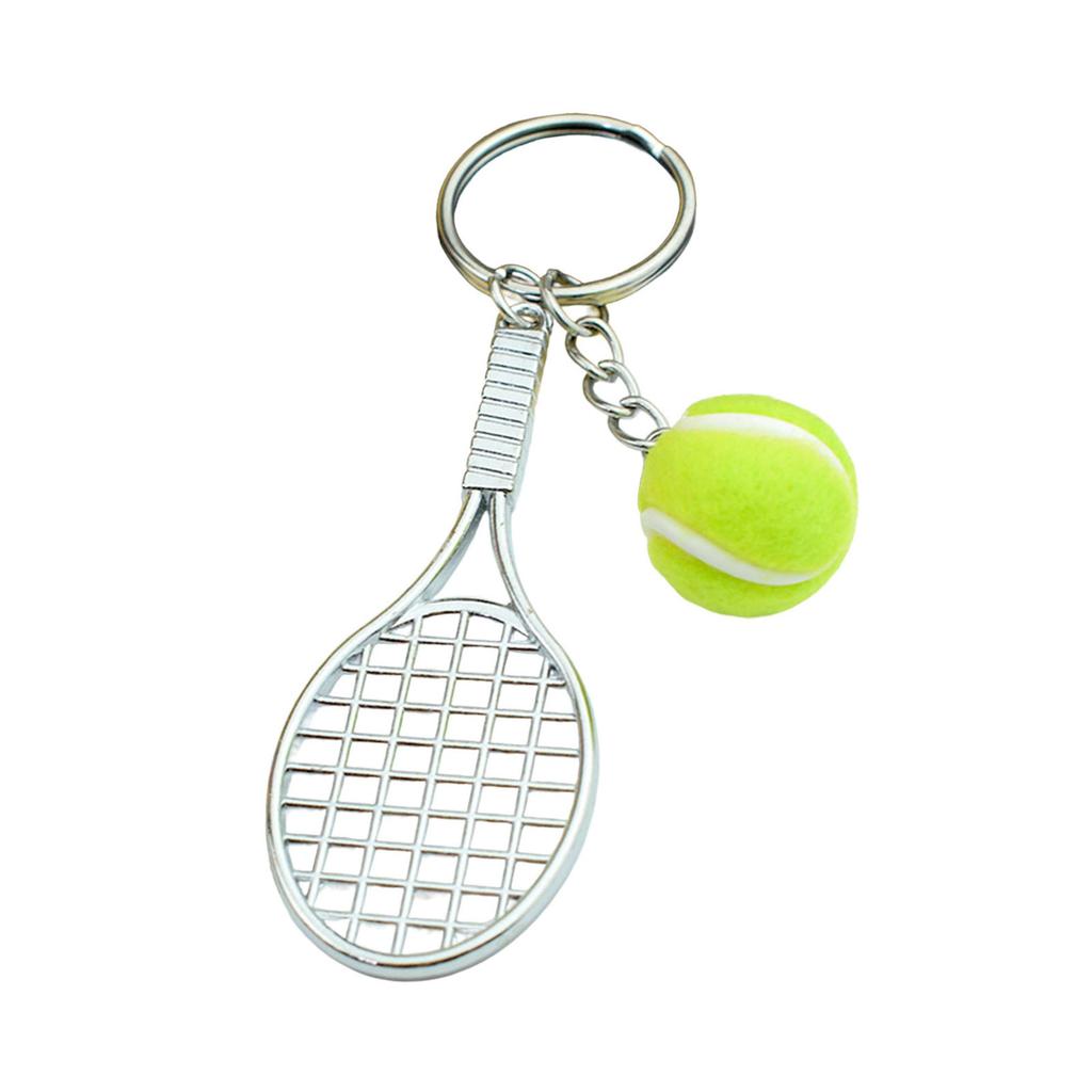 Sports Equipment Racket Keychain Fun And Practical Miniature Racket Keychain Pendant Charm For All Sports Fans
