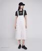 LIFEWORK Women'S) Jacquard Strap Cargo Bermuda Overalls
