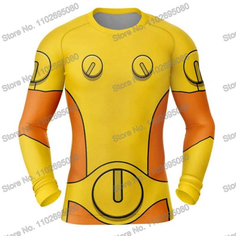 Invincible 2 Rash Guard Diving T-Shirt Pants BJJ Boxing MMA Swimwear Men Summer Long Sleeve Surf Clothing Women GYM Tops Sports