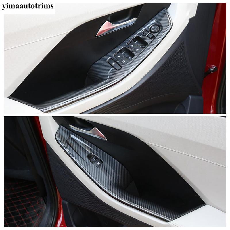 For Hyundai Creta  -  Window Lift Head Light Steering Wheel Gear Air AC Vent Outlet Cover Trim Carbon Fiber Accessories