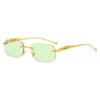 Superhot Eyewear 68816 Fashion 2022 Men Women Rectangle Sun Glasses Retro Vintage Rimless Sunglasses