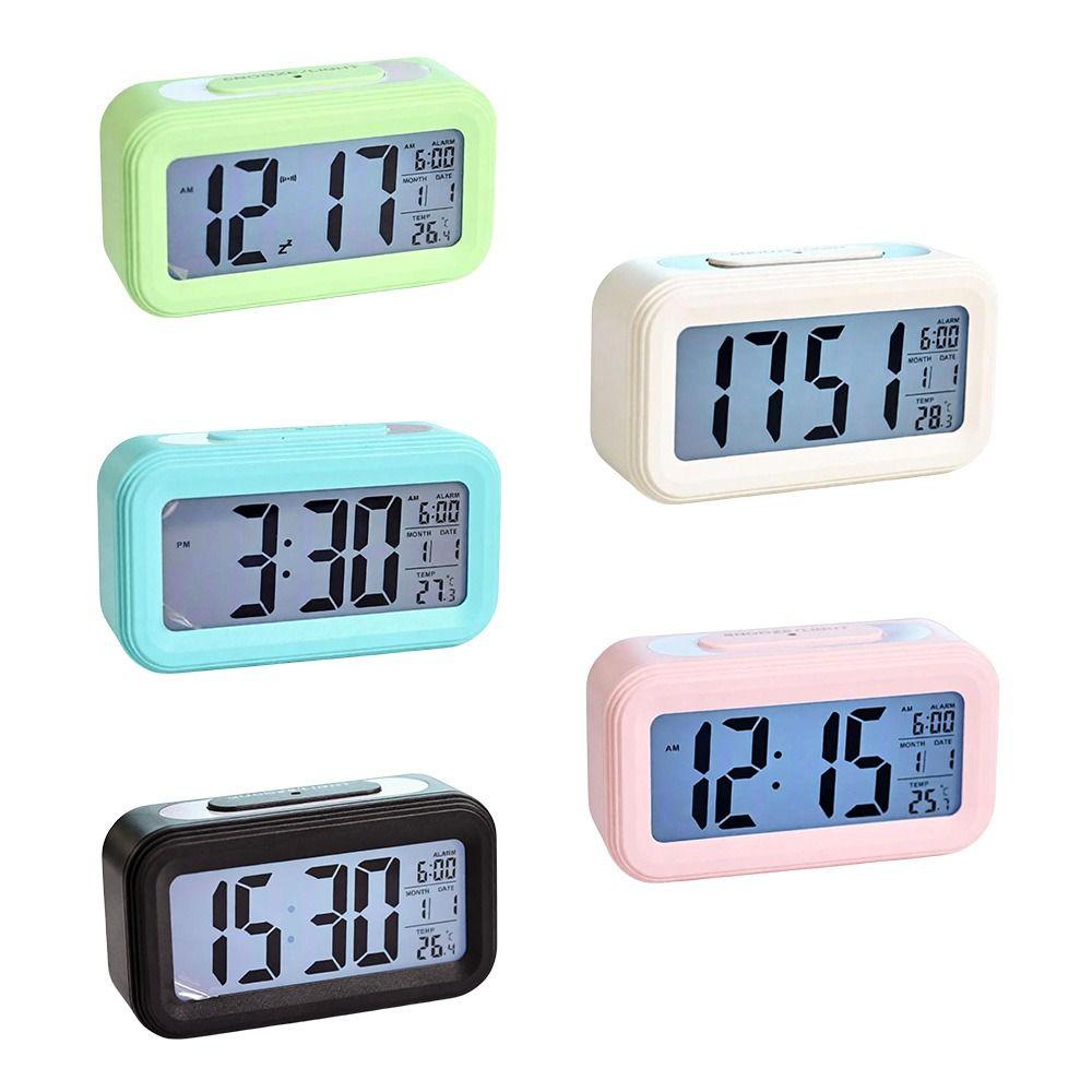 Adjustable Luminous Mode LED Alarm Clock Multifunctional Desktop Alarm Clock Home Decor
