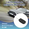 Authentic 2 Button Flip Remote Key Case HU64 Blade FOB For Mercedes Benz A C E S W168 W202 Car