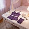 Erotic Lace Lingerie Set With Sheer Tulle And Adjustable Straps For Romantic Nightwear