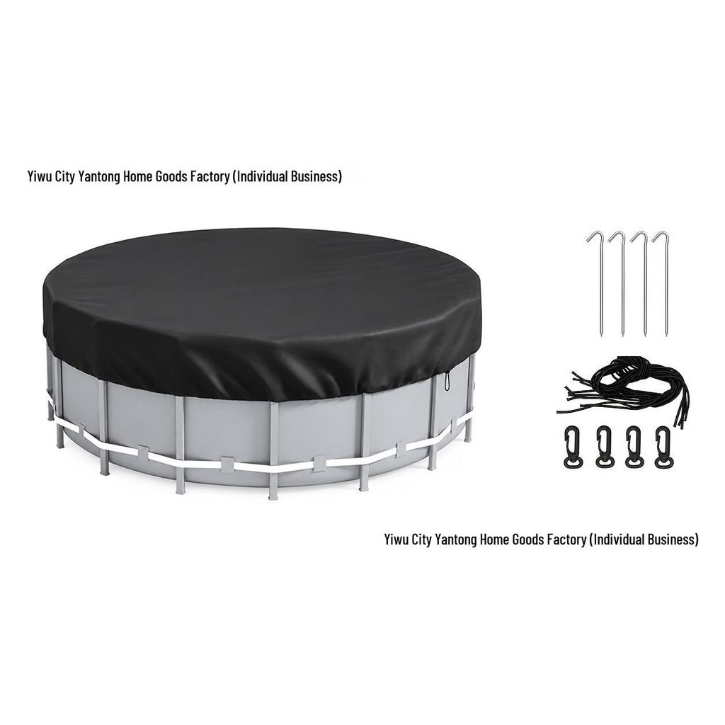 Waterproof UV Resistant Swimming Pool Cover: Windproof, Dustproof, and Outdoor Rainproof Protection