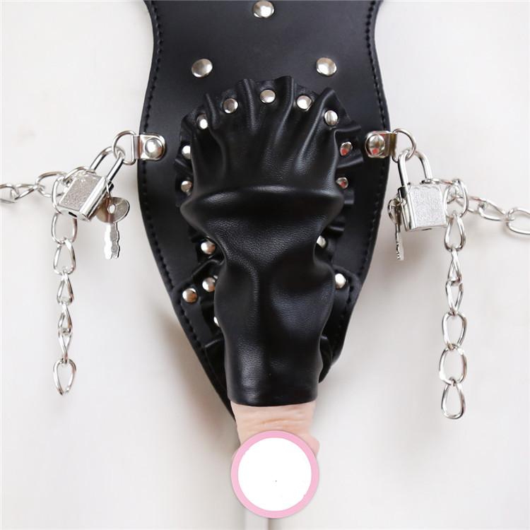BDSM  Slave Training Sexy Costume Adult Products Sex Toys Leather Bondage Chastity Pants Underwear