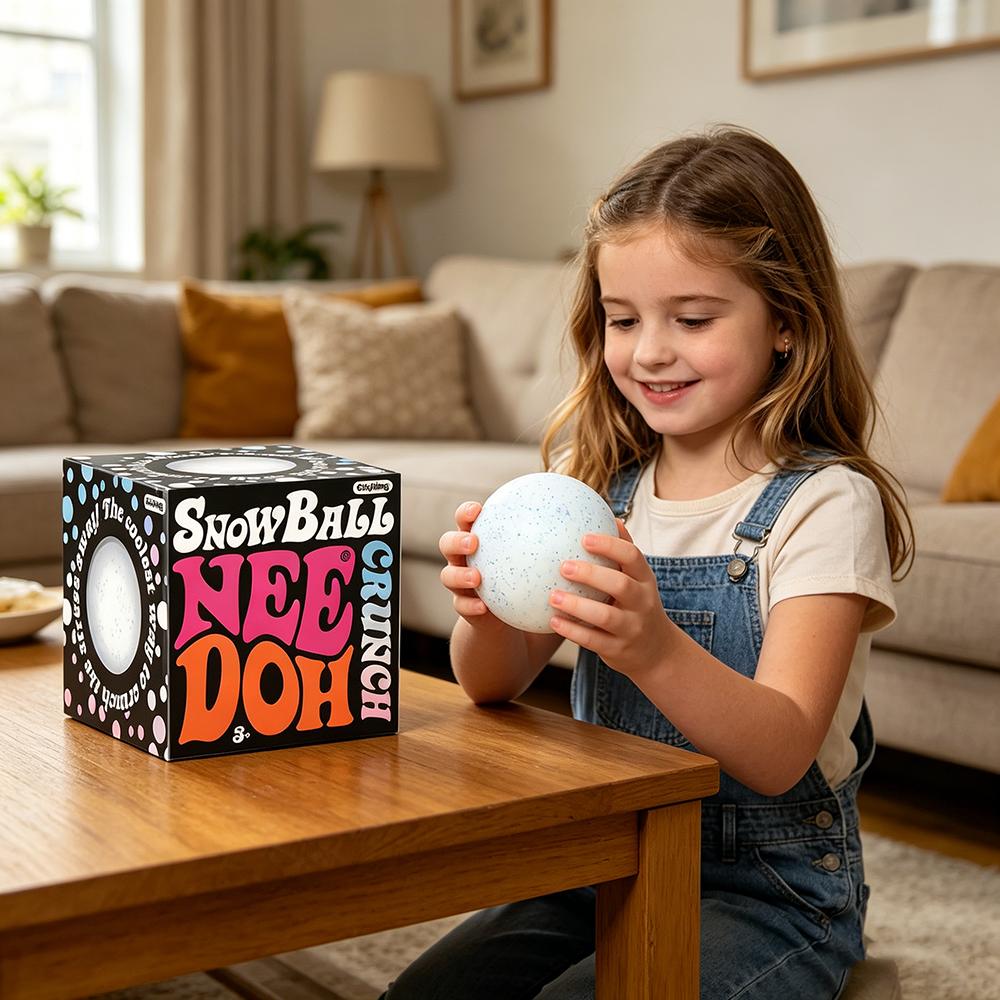 New Product NeeDoh Snow Ball Crunch Snow Ball Crunch Stress Relief Toy