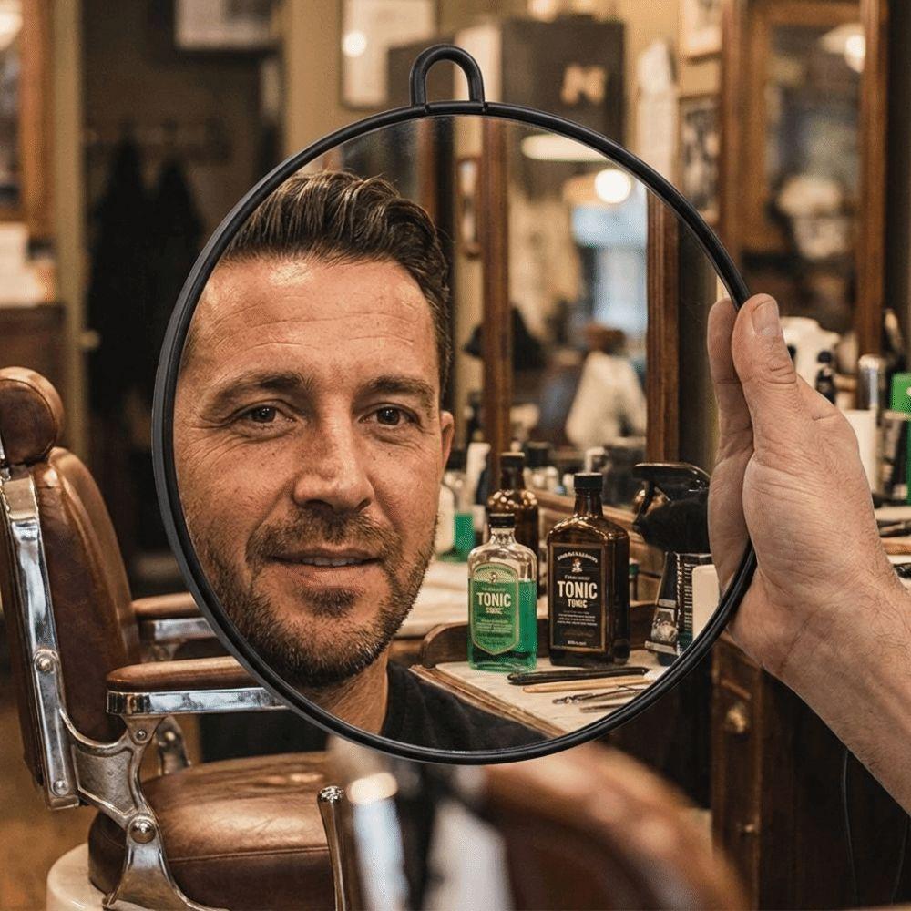 Professional Barber's Hair-cutting Mirror Modern Handheld Makeup Mirror  Hair Salon