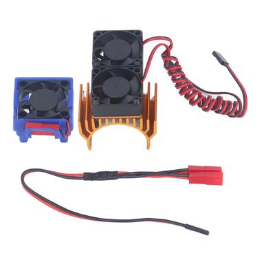 DC 5V RC Kühlkörper Hochgeschwindigkeits-Lüftermotor Kühlkörper-Set für Traxxas Slash 4*4 VXL 1/10 RC-Auto