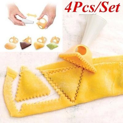 4 pezzi/set stampi per gnocchi in plastica, strumento per premere gnocchi, utensile da cucina, per cucinare, stampo per gnocchi di pasticceria