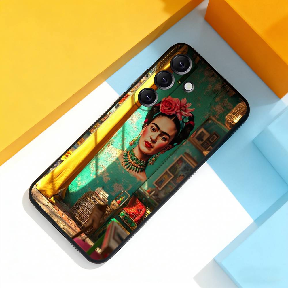 F-Fridas Art K-Kahlo Cool For Samsung Galaxy A 22,71,53,52,51,72,73,5G,Note,J7,8,9 Phone Case Soft Black Cover