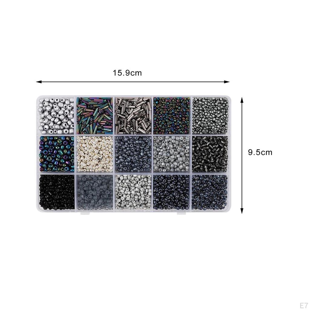 Bead Kits Craft Beads Spacer Small for Jewelry Making Finding Necklaces