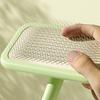 Cat Deshedding Brush Pet Grooming Comb Rounded Angled Teeth Remove Loose Undercoat Massage Dematting Comb for Long Short Hair Cats Dogs