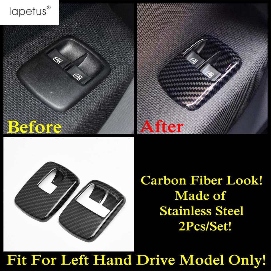 Armrest Window Lift Button / Handle Bowl / Central Middle AC Air Panel Cover Trim Accessories For Smart 453 Fortwo 2015 -