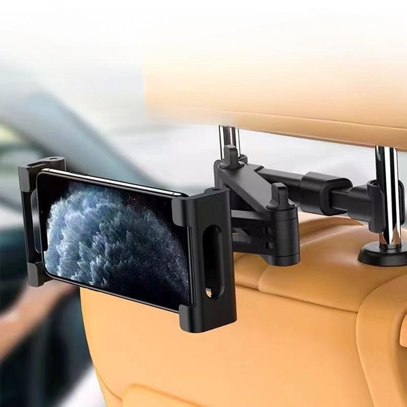 Universal Car Tablet Holder Adjustable Headrest Mount Cradle Compatible with iPad Pro Air Galaxy Tabs Other Tablets Cell Phones