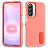 S26 Ultra Case Shockproof Bumper Hybrid 3in1 Candy Color Phone Stand Cover Samsung S25 Ultra S24 Plus S23 FE A15 A16 A36 A56 A17 A27 A37 A57 5G