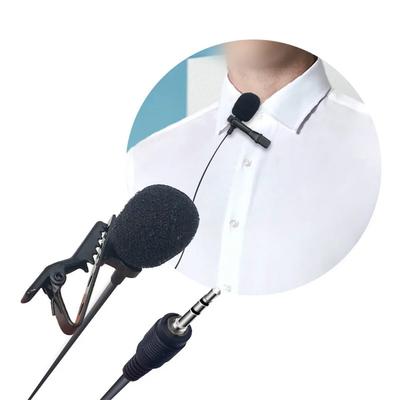 1PCS Buttonhole Lavalier Lapel Microphone Mic for Mobile Phone Cell Smartphone Mini Tiny Micro Tie Wired