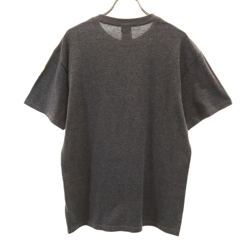 Delta Taco Print Short Sleeve T-shirt M Charcoal Gray Men's Used