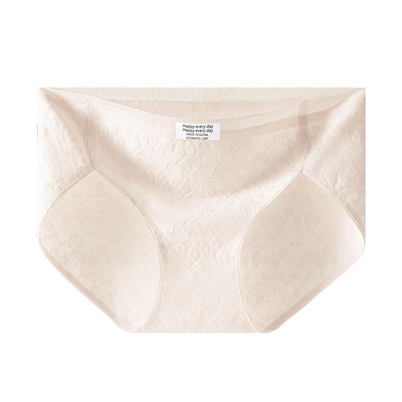 High-Cut Women's Pure Cotton Underwear - 2025 Skin-Friendly No-Ride-Up Briefs