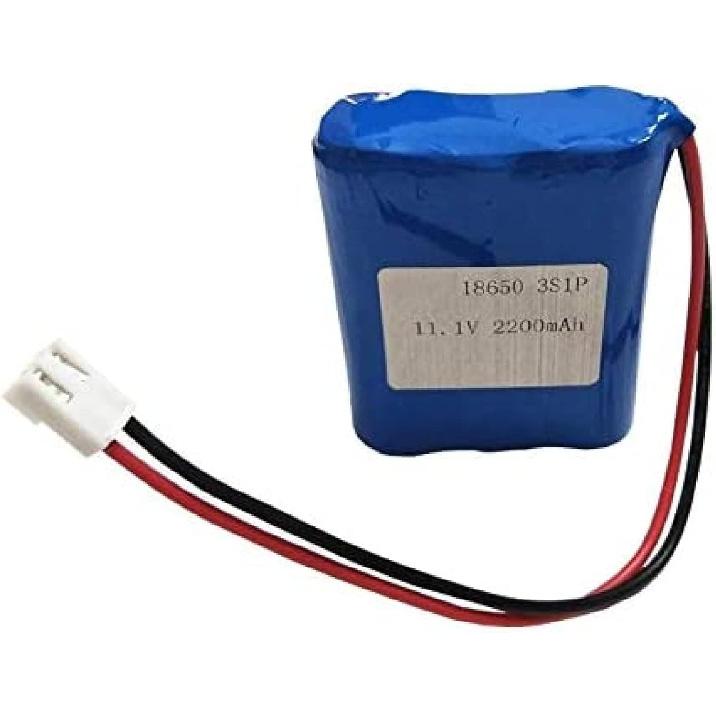 USMJ 11.1v 2600mah 3s1p 18650 Rechargeable Lithium Ion Battery, with Ntc PCB and Connector