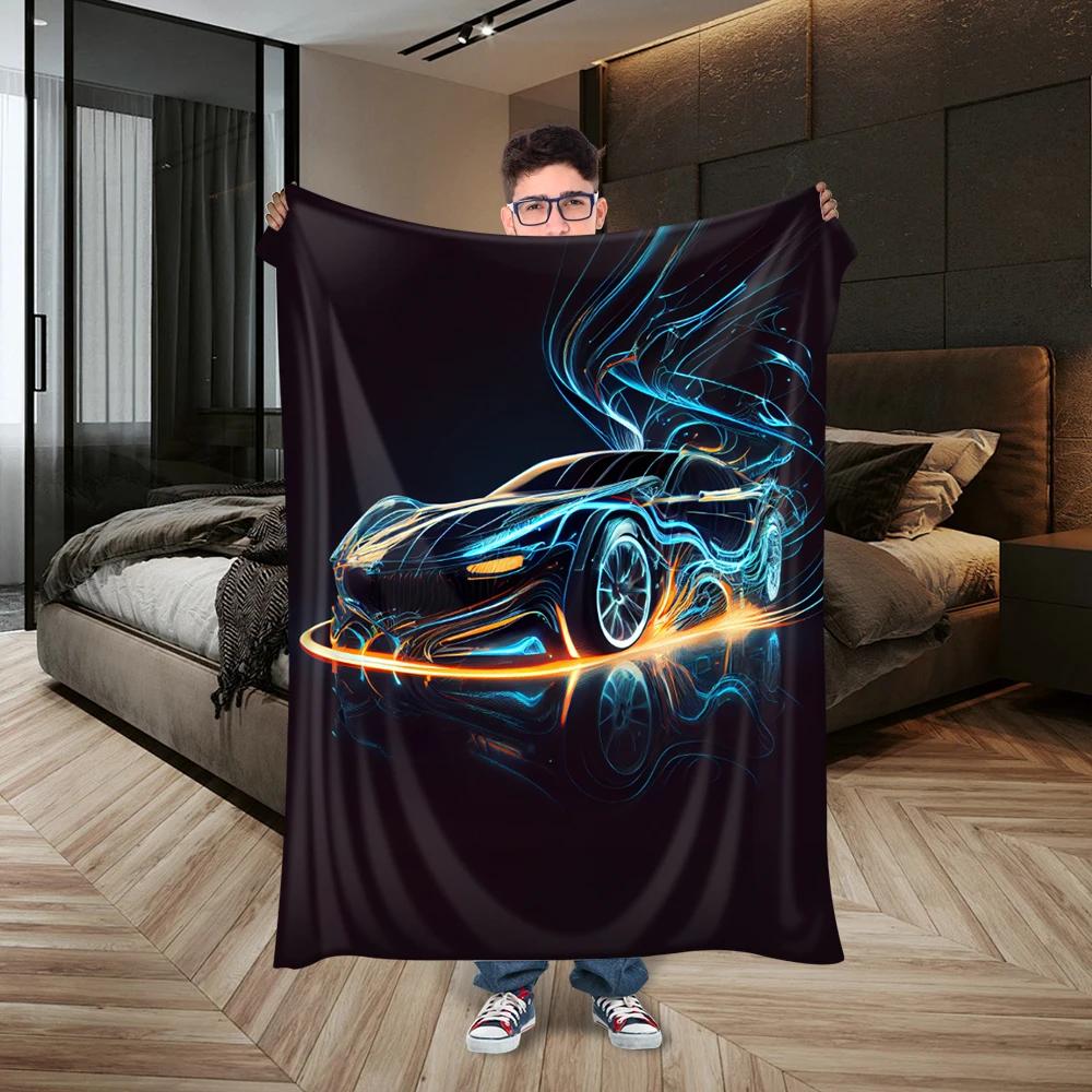 

2024 New Car Customized Printed Blanket for Bedroom Sofa Leisure Office Single Wall Tapestry Sofa Blanket Pillow Blanket 75x100cm (30x40inch)