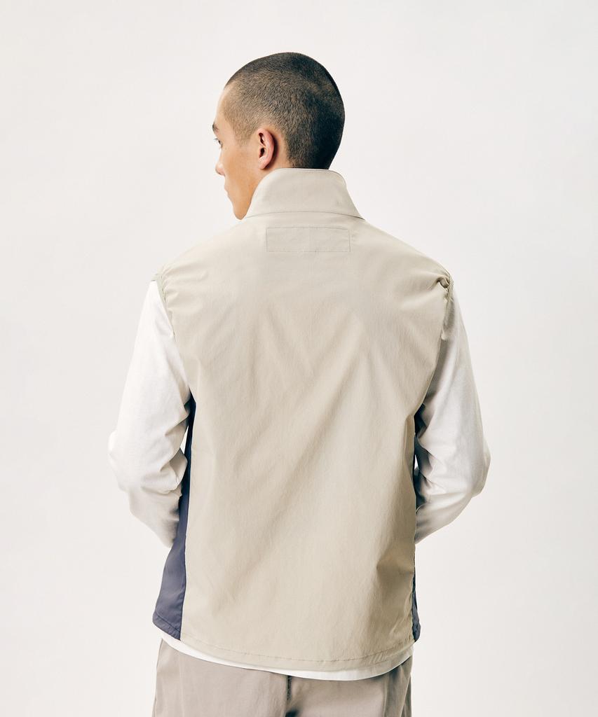Gramicci Softshell Nylon Vest Stone Grey