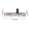 45Mm Straight Side Potentiometer A20K With A Shaft Length Of 15Mm And 3 Pins Single-Gang Straight Slide Potentiometer