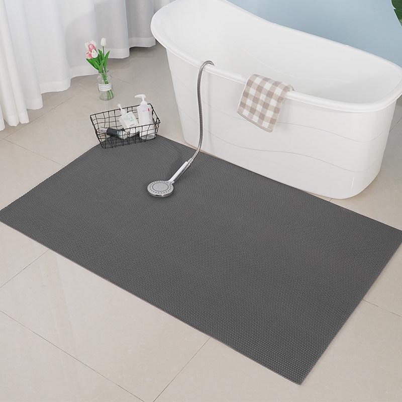 

Non-Slip PVC Bathroom and Kitchen Floor Mat Thin 3.5mm, 0.9m*1m серый