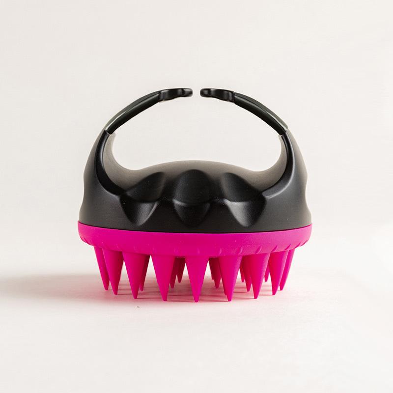 Scalp Scrubber Shampoo Brush Massager Clean Scalp Comb with Handle Hair Washing Brush Scalp Exfoliator Brush Head Scrubber Tools
