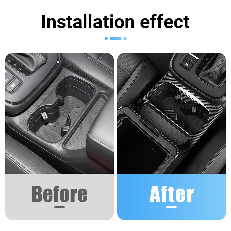 For Honda Crv Cr-V 6Th Gen Hybrid Car Front Water Cup Holder Frame Covers Decorative Interior Accessories