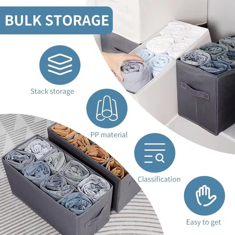 Jeans Schränke Kleider Organizer Hosen Aufbewahrungsbox Schrank Organizer Schubladen Unterwäsche Socken T-Shirt Kleiderschrank Aufbewahrungsorganizer